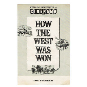HOW THE WEST WAS WON ~ 1963 Movie Program